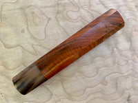 Custom Japanese Knife handle (wa handle) - Curly Siamese Rosewood