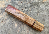 Custom Japanese Knife handle (wa handle) - Local Two-tone Eastern Red Cedar