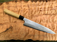 Mazaki Damascus Gyuto Hon-Sanmai 240mm Aogami 2