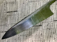 Yoshihiro Yauji Single Bevel B2 Damascus Gyuto 210 mm - Blade Only