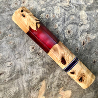 Custom Japanese Knife handle (wa handle) - Box Elder hybrid