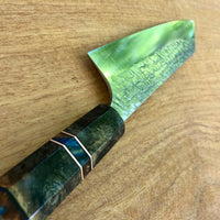 Custom Yu Kurosaki Raijin Cobalt Special Steel Bunka 165mm - buckeye hybrid