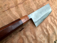 Custom Masutani VG1 Nishiiji Damascus Nakiri 180mm - Rosewood