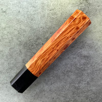 Custom Japanese Knife handle (wa handle) for 165-210 mm - Birdseye Laced Sheoak and horn