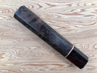 Custom Japanese Knife handle (wa handle) for 240mm - Canxan Negro Burl