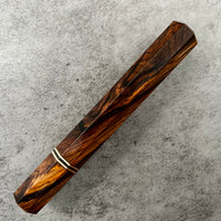 Custom Japanese Knife handle (wa handle) for 240mm - Figured cocobolo