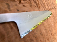 Hatsukokoro Yoshikane Shirogami 2 Nashiji Gyuto - Blade Only