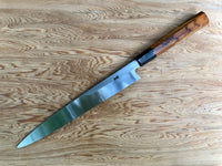 Custom Sasaoka Ao2 KU Yanagi 270mm - cocobolo and horn