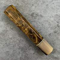 Custom Japanese Knife handle (wa handle) for 240mm - Amazing Brazilian Blackheart