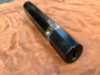 Custom Japanese Knife Handle - Gabon Ebony and Micarta
