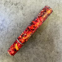 Custom Japanese Knife handle (wa handle) for 165-210mm: Cosmic dyed box elder