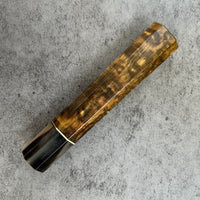 Custom Japanese Knife handle (wa handle) for 240mm - Amazing Brazilian Blackheart