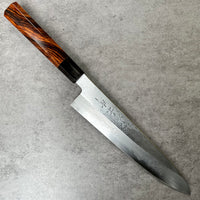 Custom Kagekiyo Yoshikazu Tanaka B1 Damascus 240 Gyuto - Desert Ironwood and horn