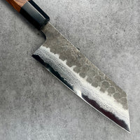 Custom Hatsukokoro Inazuma Aogami Super Bunka 175 mm - Tamboti and horn
