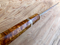 Custom Yu Kurosaki Houou Rainbow Colored Damascus VG10 Gyuto 240mm - 2 tone Amboyna