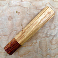Custom Japanese Knife handle (wa handle) for 165-210mm - American chestnut and cocobolo