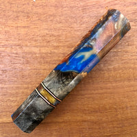 Custom Japanese Knife handle (wa handle) for 165-210mm : Buckeye burl Hybrid