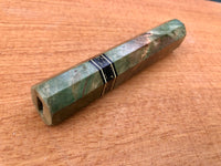 Custom Japanese Knife handle (wa handle) - dyed box elder