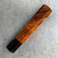 Custom Japanese Knife handle (wa handle) for 165-210mm : Desert Ironwood and horn