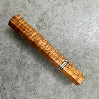 Custom Japanese Knife Handle for 210-225mm - Tasmanian Blackwood and nickel silver