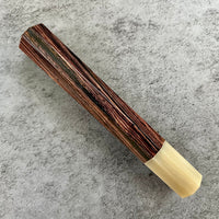 Custom Japanese Knife handle (wa handle) for 165-210mm: cocobolo and blonde horn