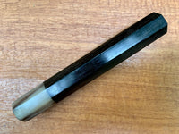Custom Japanese Knife handle (wa handle) - Ebony and horn
