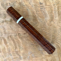 Custom Japanese Knife handle (wa handle) for 240mm - Ringed Western Myall
