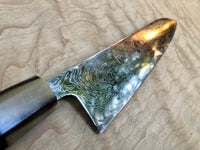 Custom Tsunehisa Nami AUS10 Damascus Gyuto 240 mm - Rosewood and horn