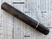 Custom Japanese Knife handle (wa handle) for 240mm - Figured African Blackwood