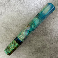 Custom Japanese Knife handle (wa handle) for 90-135 petty - ocean waves