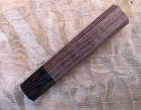 Custom Japanese Knife handle (wa handle) for 165-210mm - Walnut and Wenge