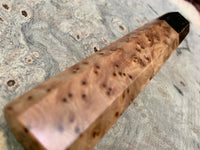 Custom Japanese Knife handle (wa handle) for 240mm - Thuya Burl and Buffalo horn