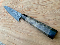 Custom Takashi Saji R2/SG2 Damascus 240 Sujihiki- buckeye burl and horn