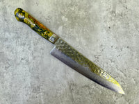 Tsunehisa VG10 Damascus Hammered Western Gyuto 210 - Blossom