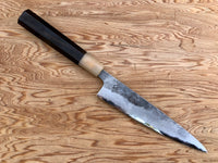 Custom Hatsukokoro Inazuma Ao Super Petty 150 mm - African Blackwood and horn