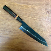 Custom Manaka Kisuke Aogami 2 Gyuto 210mm - Burnt Osage