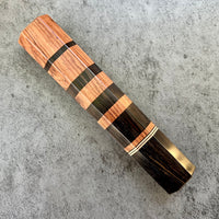 Custom Japanese Knife handle (wa handle) for 240mm - Reverse Fibonacci with rosewood