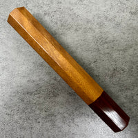Custom Japanese Knife handle (wa handle) for 210 mm : Itauba and Brazilian ebony