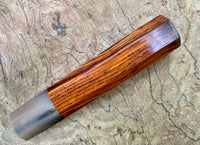 Custom Japanese Knife handle (wa handle) - Cocobolo and horn