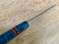 Custom Yu Kurosaki Fujin Hammered 210mm (8”) Gyuto Chef Knife with Quilted maple