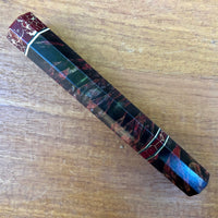 Custom Japanese Knife handle (wa handle) for 240mm - Karelian birch and stone