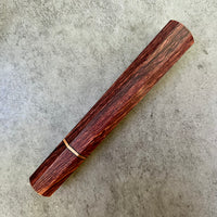 Custom Japanese Knife handle (wa handle) for 240mm - Kingwood and copper