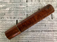 Custom Japanese Knife handle (wa handle) for 210mm - Figured Narra with Tasmanian Blackwood