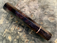 Custom Japanese Knife handle (wa handle) - Figured African Blackwood