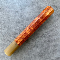 Custom Japanese Knife handle (wa handle) for 240mm - Vary rare Siamese Rosewood Burl