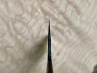 Custom Anryu Aogami Super KU hammered Bunka 170mm : mesquite burl hybrid