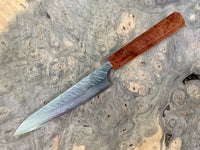 Custom Yu Kurosaki Fujin VG10 150 mm chef petty/utility - Siamese Rosewood