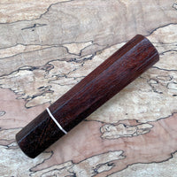 Custom Japanese Knife Handle - Rosewood and Wenge
