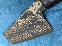 Takeshi Saji VG10W Rainbow Damascus Nakiri 170mm