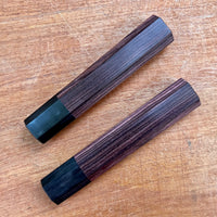 Custom Japanese Knife handle (wa handle) for 165-240mm - Kingwood and horn